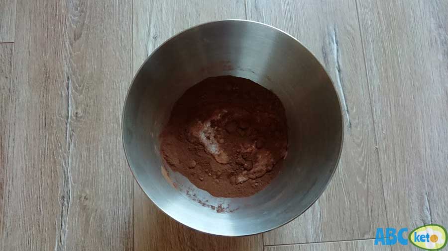 Keto peanut butter cheesecake ingredients for crust, coconut flour, cocoa powder, cream