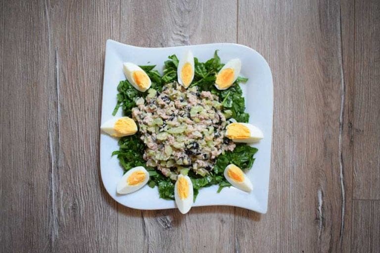 Keto Tuna Salad (With Eggs, Spinach & More) ABC Keto