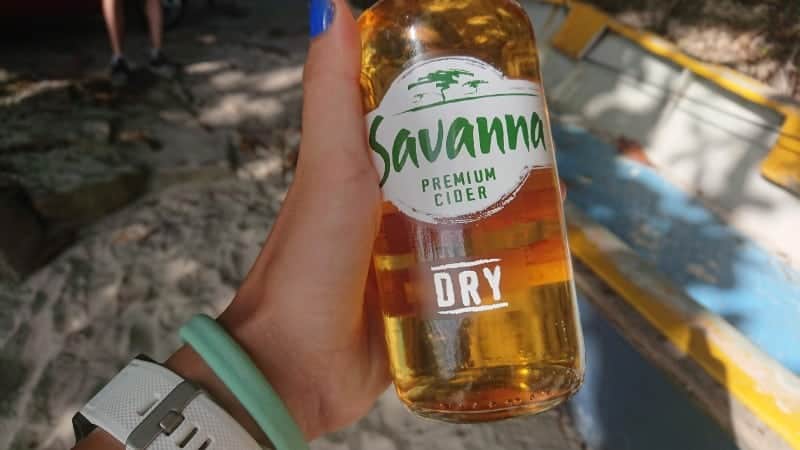 Keto on vacation, savanna premium cider